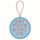 Get Your Mahj On Embroidered Mahjong Ornament