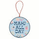 Mahj All Day Embroidered Mahjong Ornament