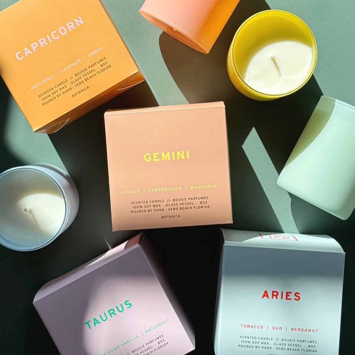 Sunshine Tienda® Aquarius Zodiac Candle | 8 oz.