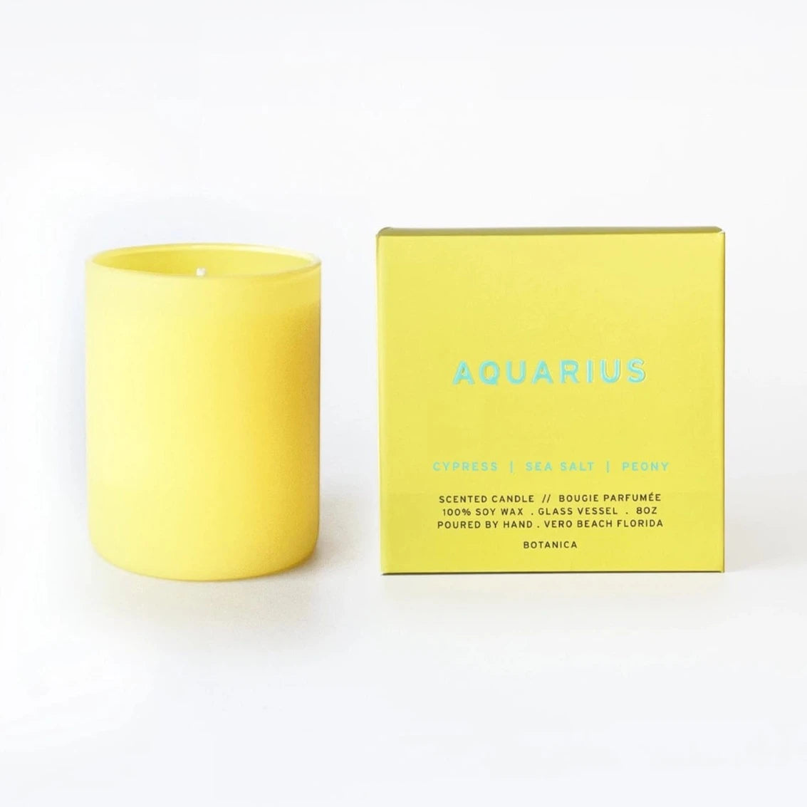 Sunshine Tienda® Aquarius Zodiac Candle | 8 oz.