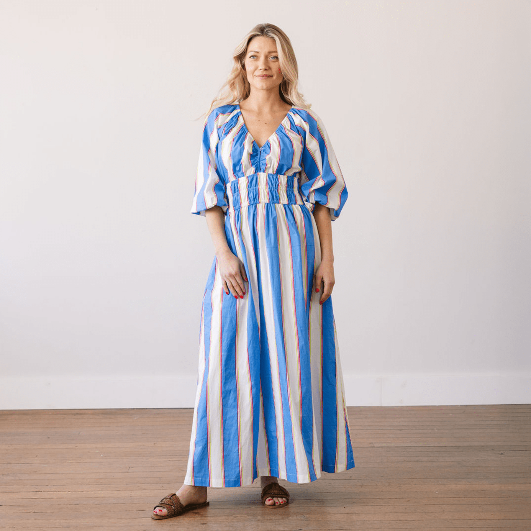 Cabana Stripe Calypso Dress S Cabana Stripe Calypso Dress S