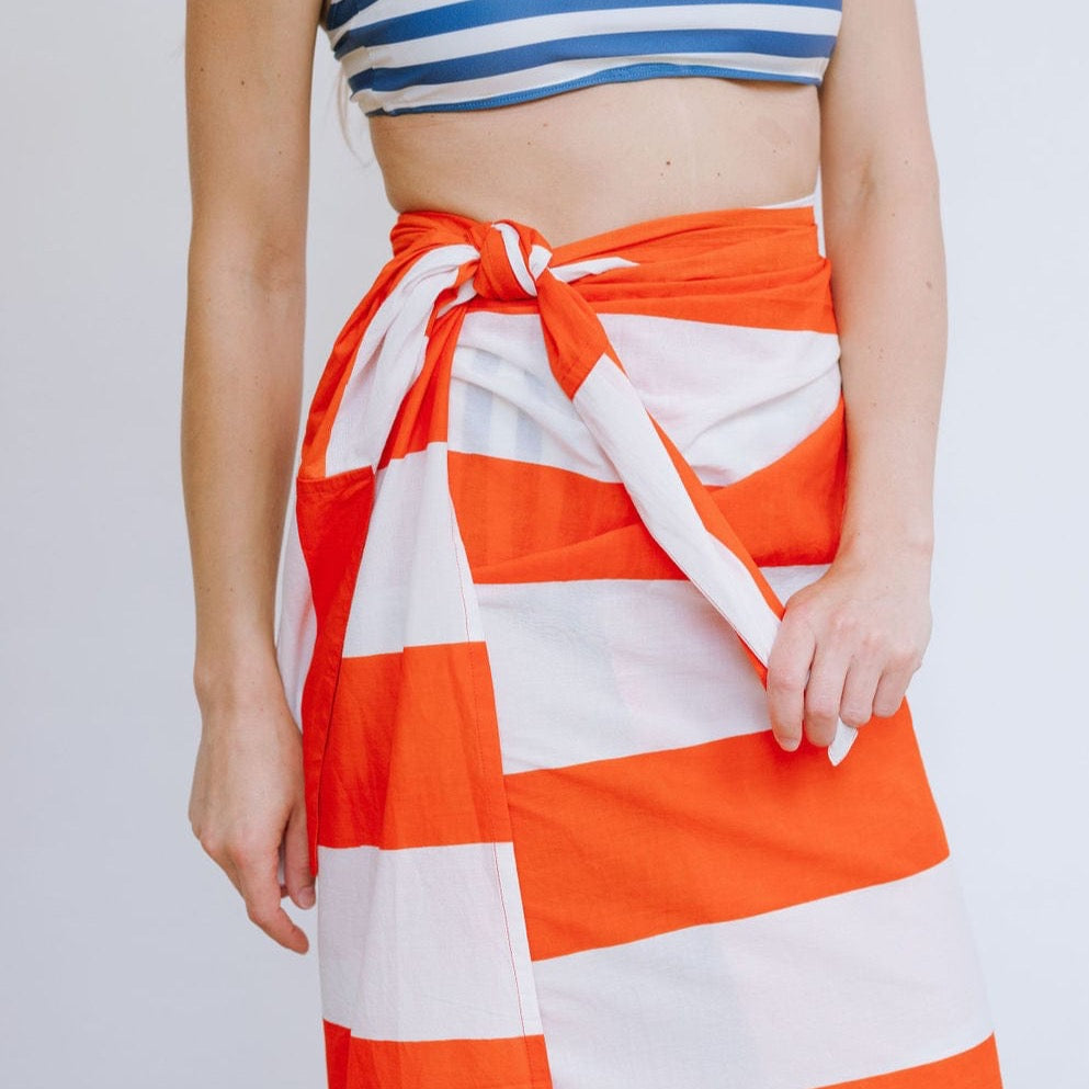 Sunshine Tienda® Capitana Stripe Sarong