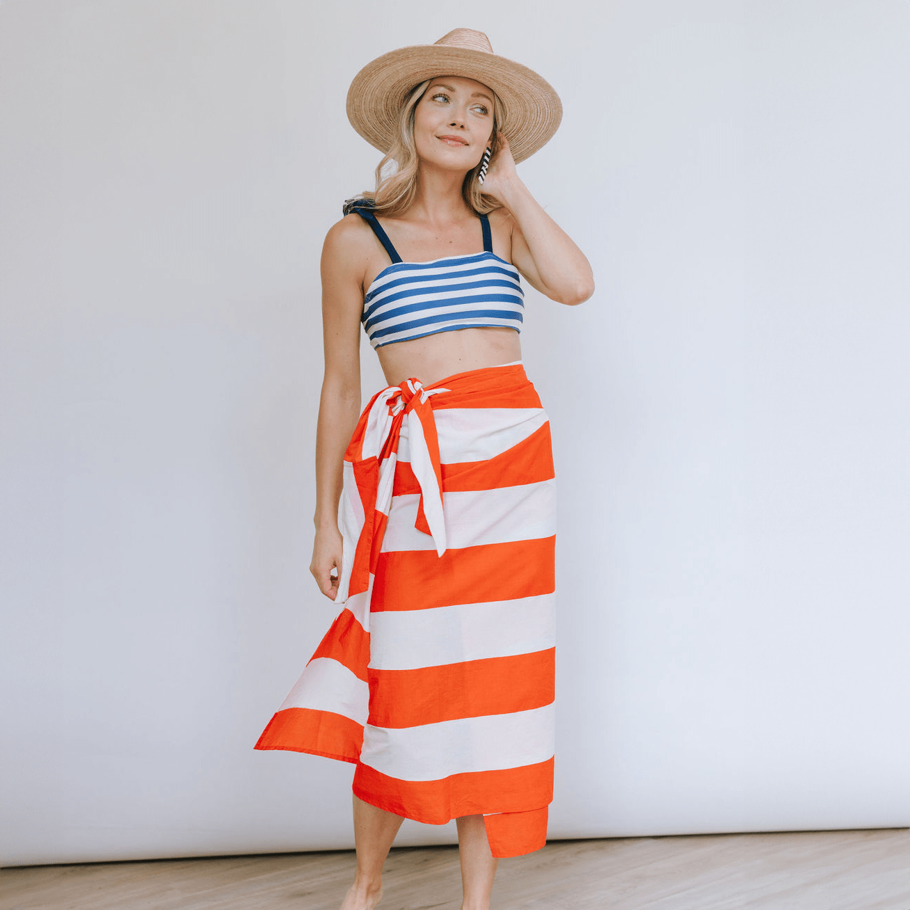 Sunshine Tienda® Capitana Stripe Sarong