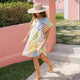 Colorful Stripe Cove Cover Up