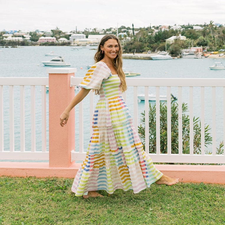 Colorful Stripe Tula Dress XS Colorful Stripe Tula Dress XS