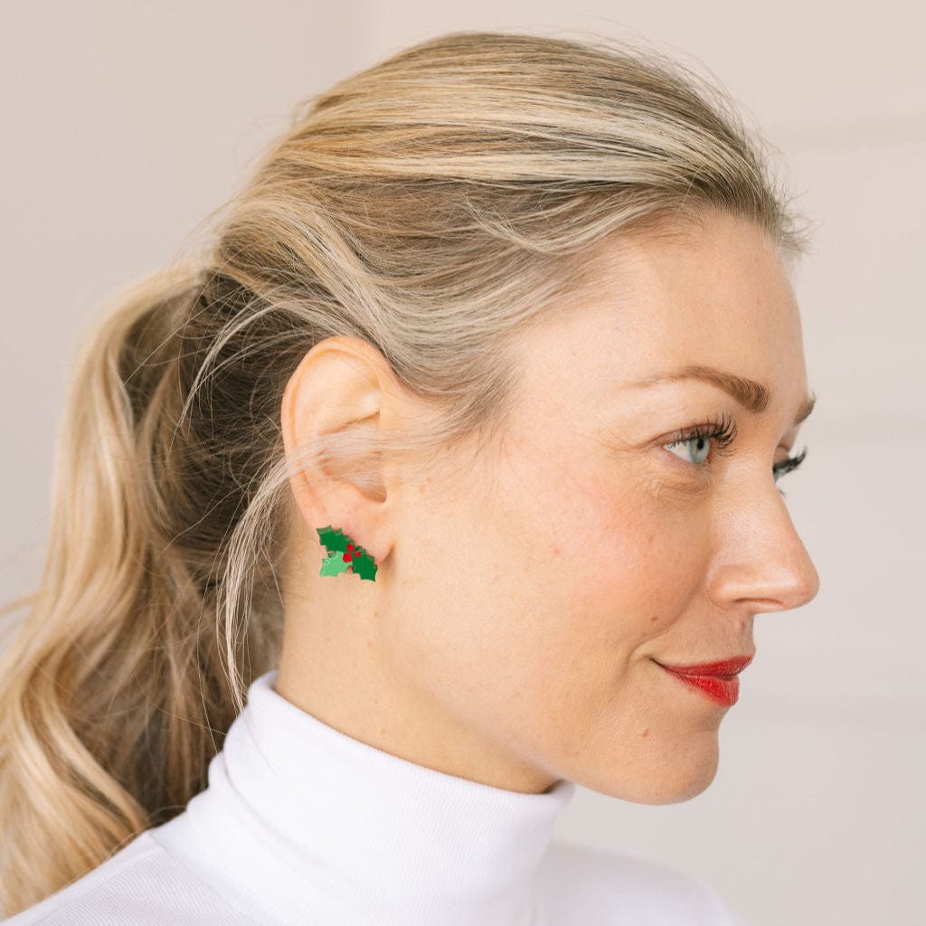 Sunshine Tienda® Festive Mistletoe Studs