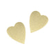 Gold Heart Studs
