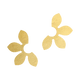 Gold Petal Earrings