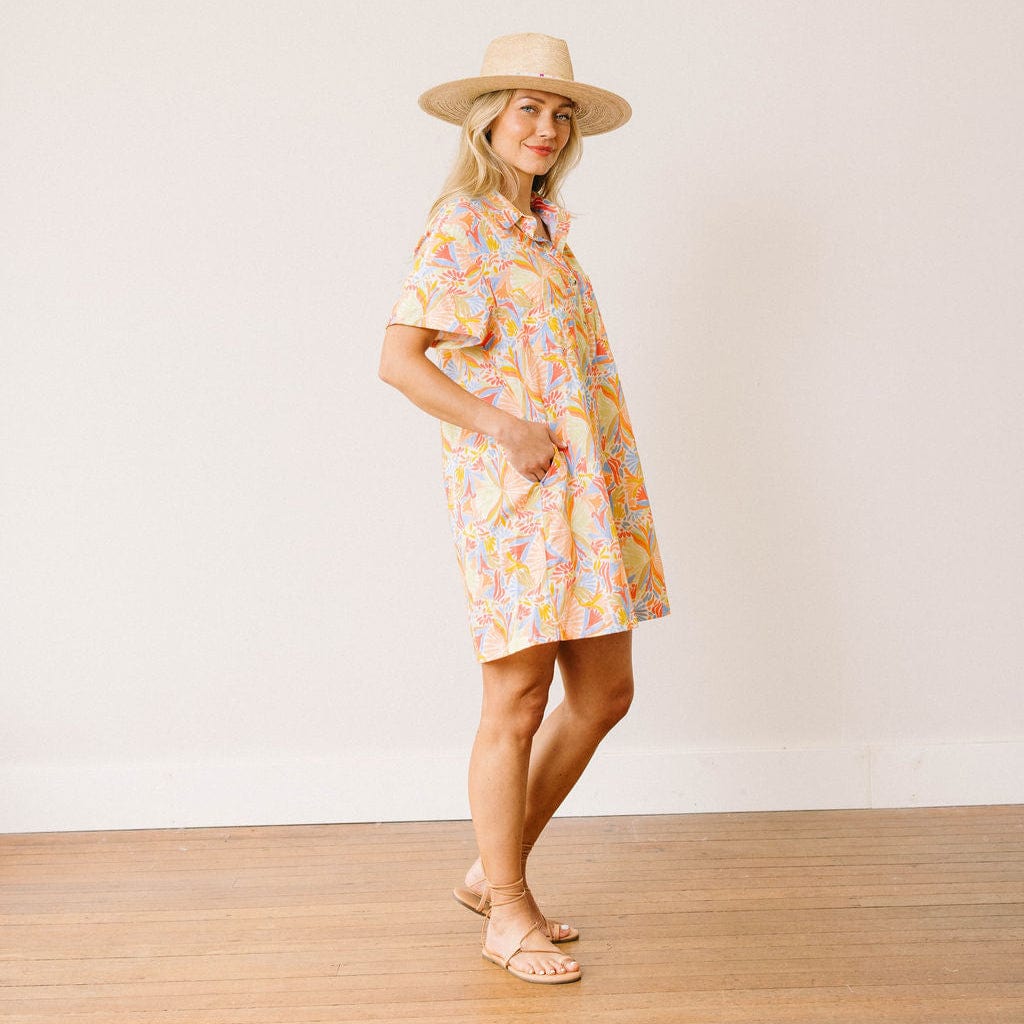 Island Blooms Getaway Mini Dress – Sunshine Tienda®