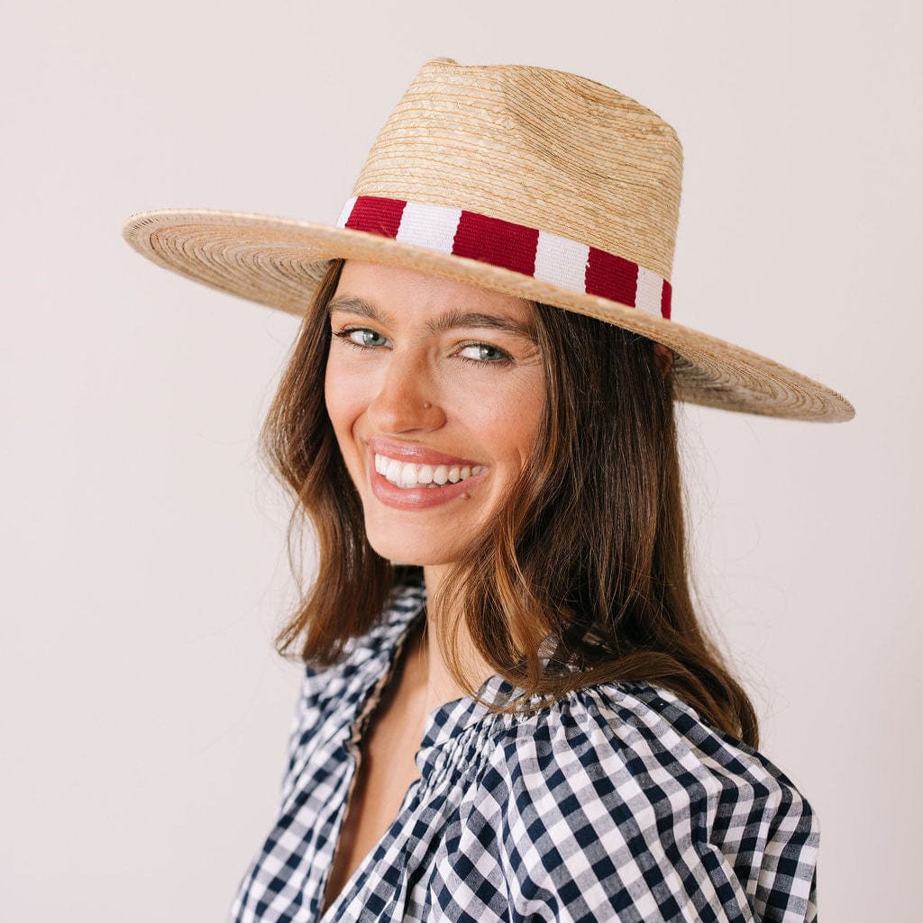 Sunshine Tienda® Maroon Palm Hat