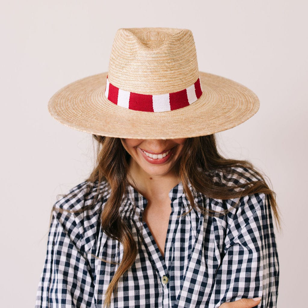 Sunshine Tienda® Maroon Palm Hat