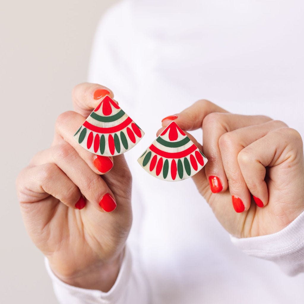 Sunshine Tienda® Navidad Tile Earrings