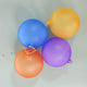 Oversized Rainbow Frosted Ball Ornament