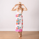 Pink Flower Sarong