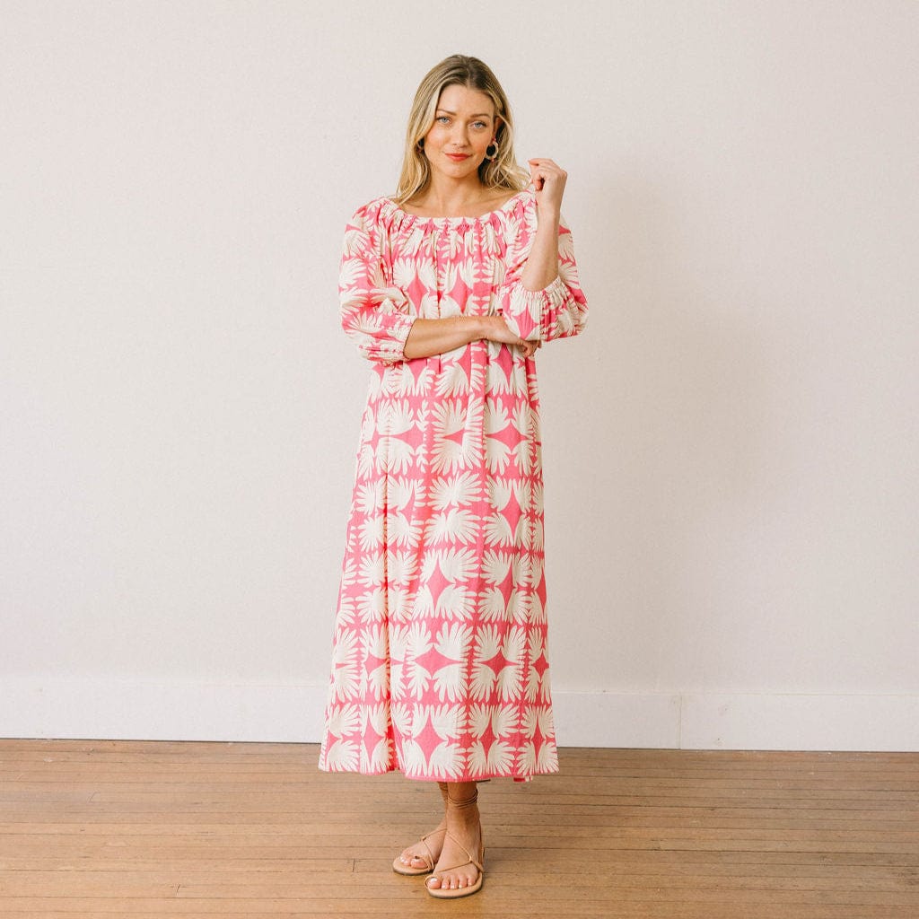 Pink Lemonade Tile Ace Dress S