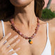 Prickly Pear Confetti Necklace