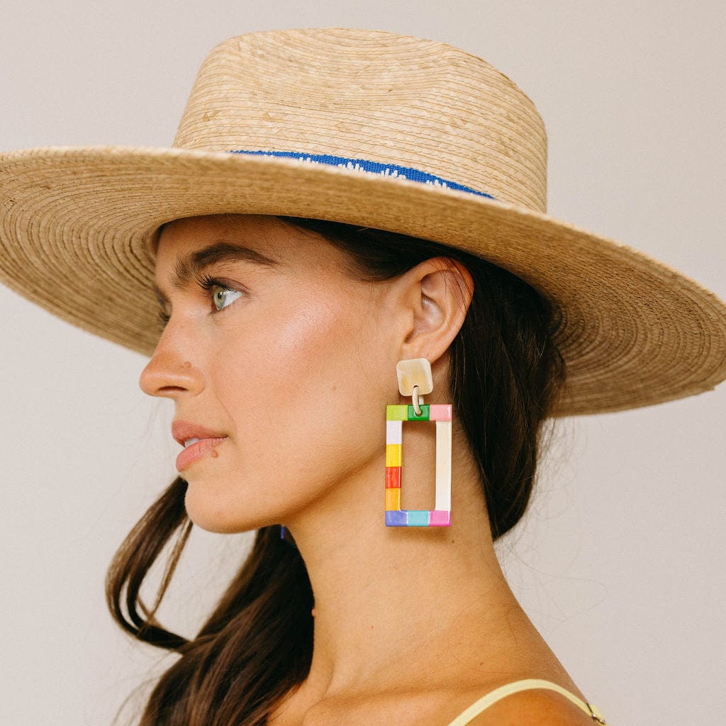 Sunshine Tienda® Rainbow Colorblock Earrings