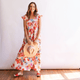 Rainbow Flower Olla Dress