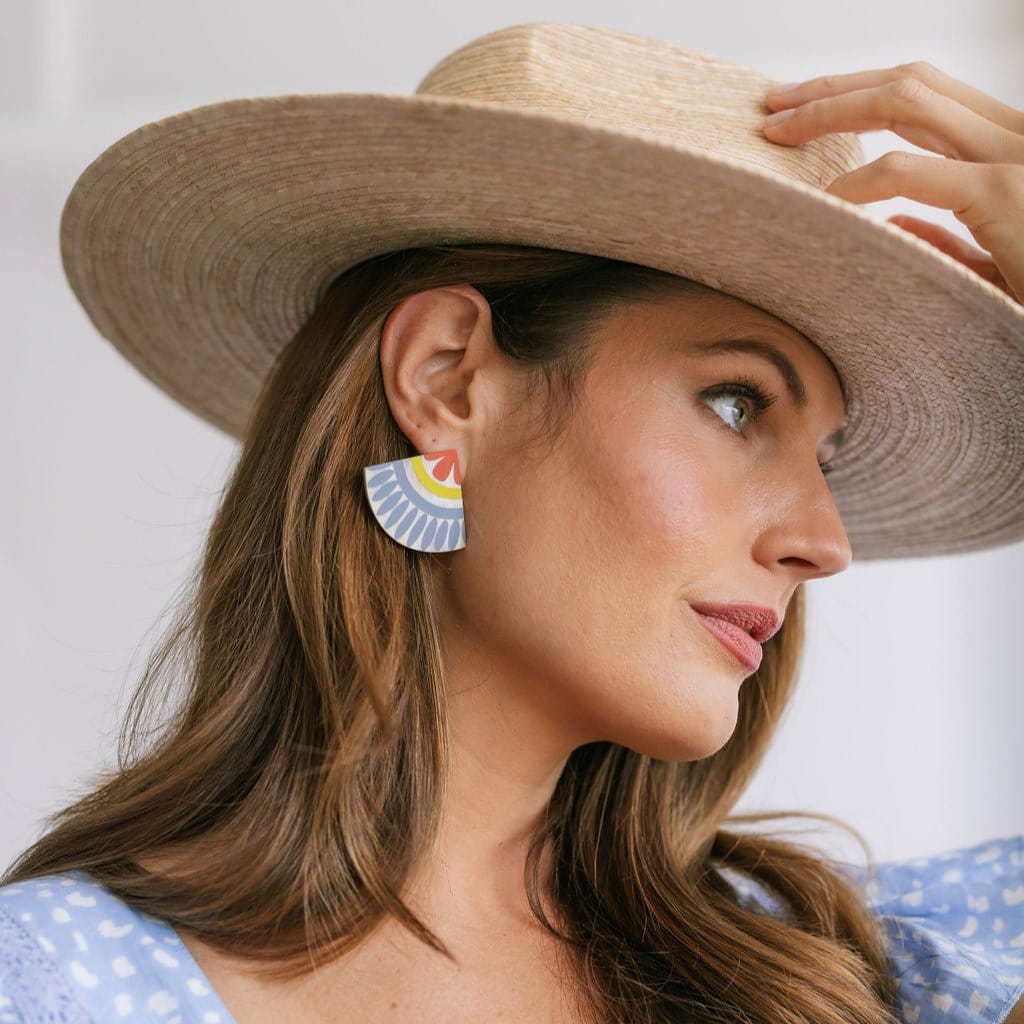 Sunshine Tienda® Reyna Tile Earrings