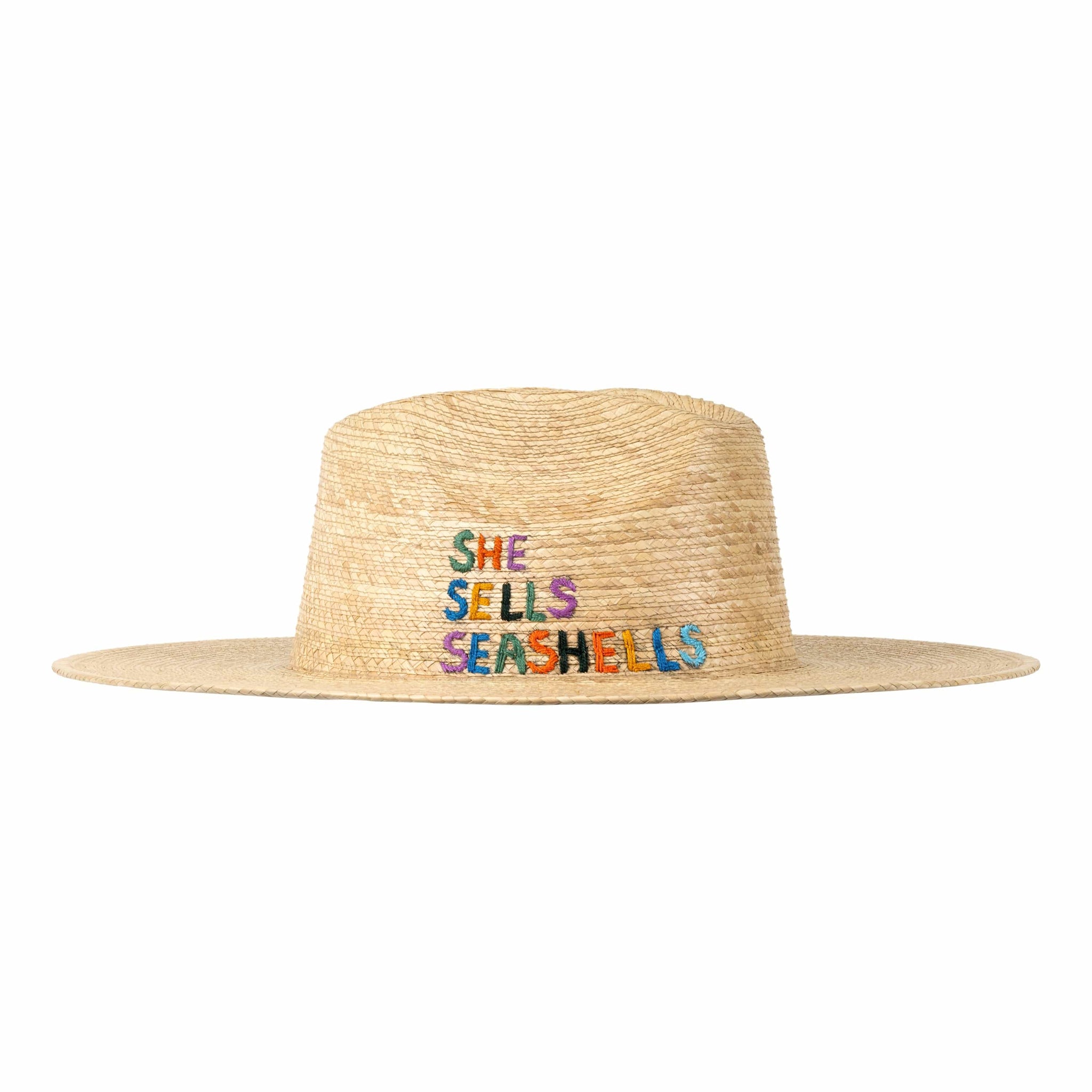 Sunshine Tienda® She Sells Seashells Palm Hat