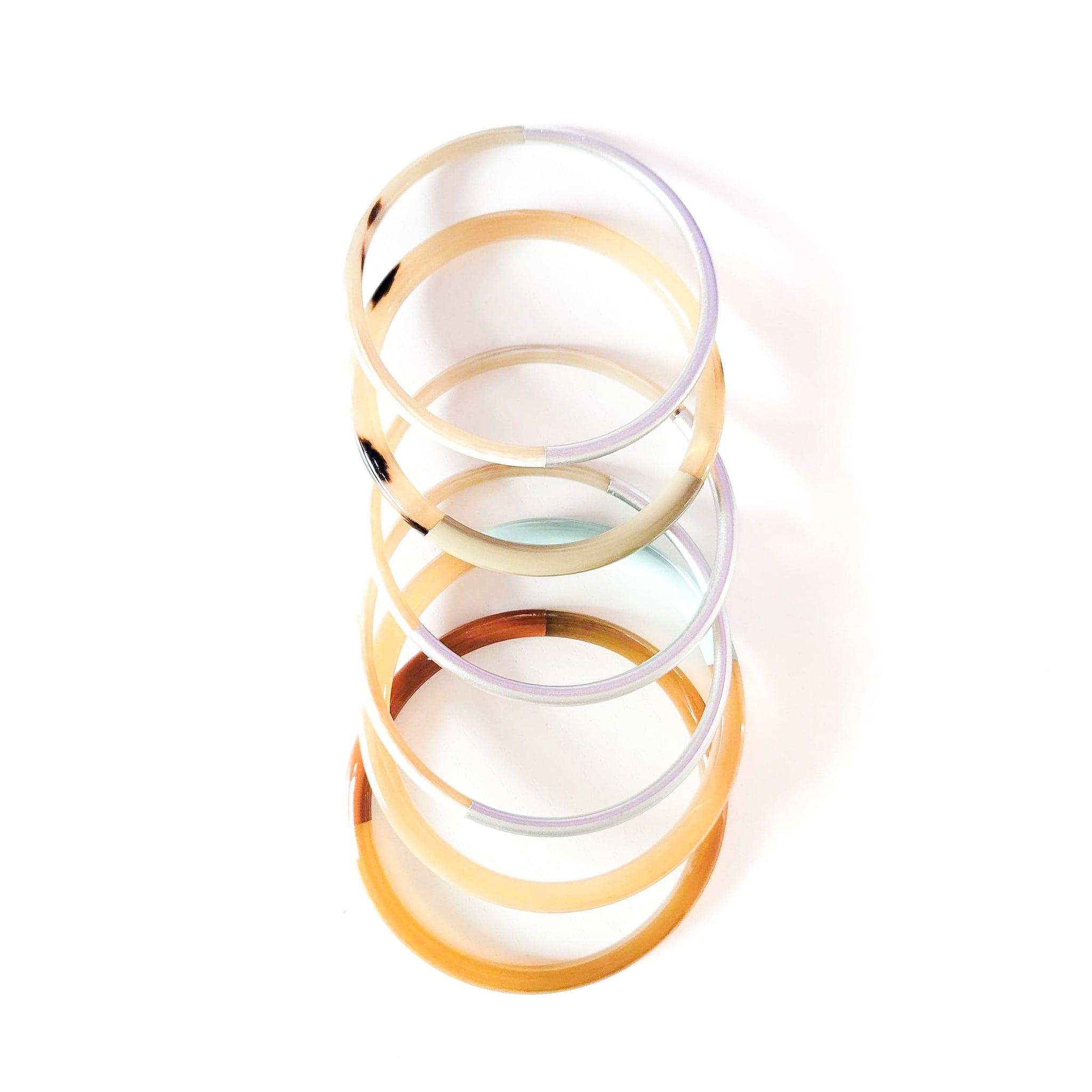 Sunshine Tienda® Autumn Metallic Bangle Set