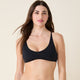 The Valencia Bikini Top - Flat - Black