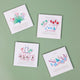Mahjong Analysis Square Coaster Set