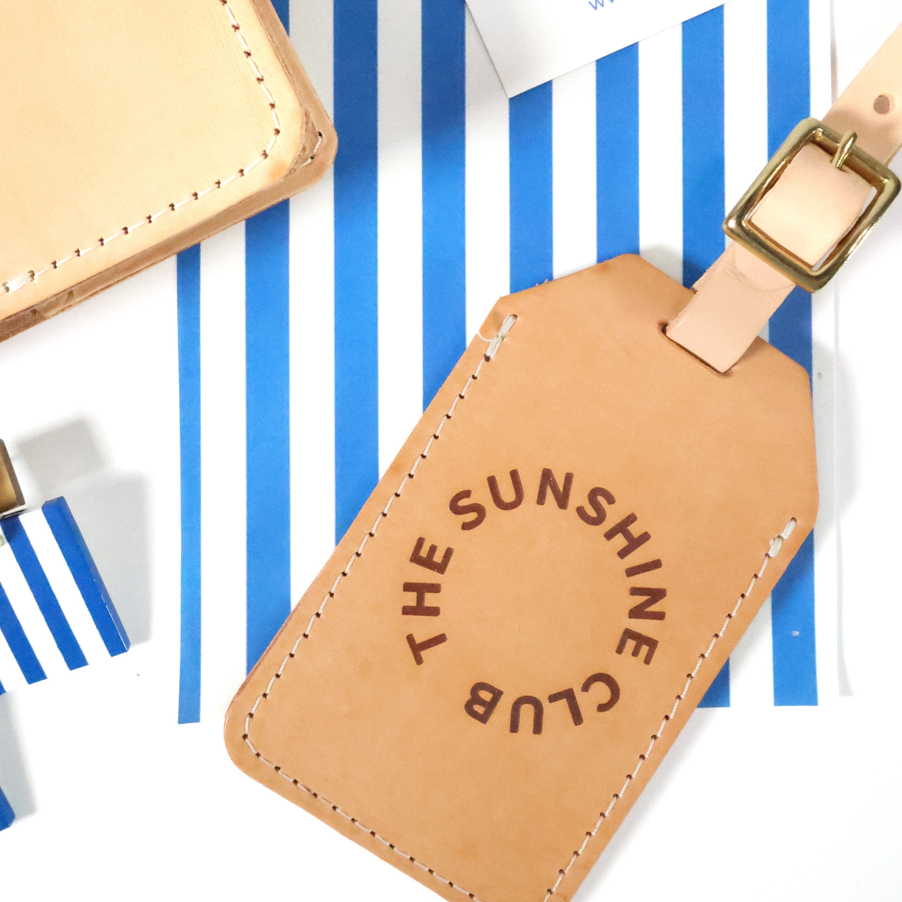 Sunshine Club Luggage Tag