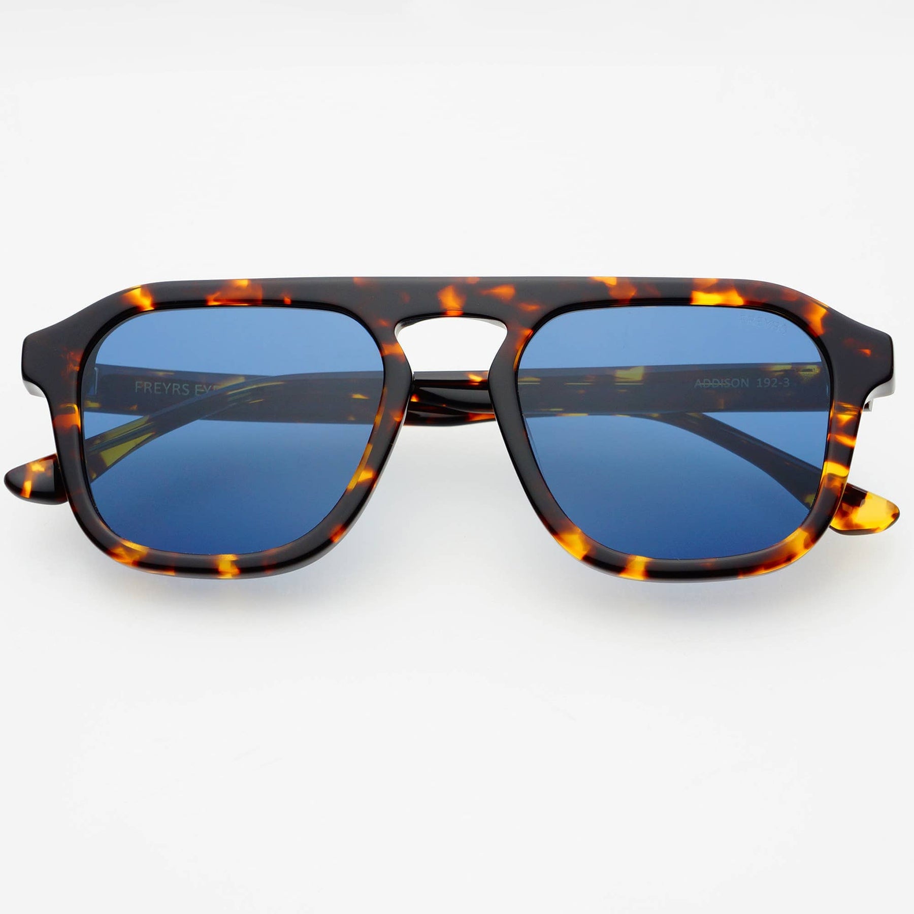 FREYRS Eyewear Addison Acetate Unisex Aviator Sunglasses : Tortoise / Gray