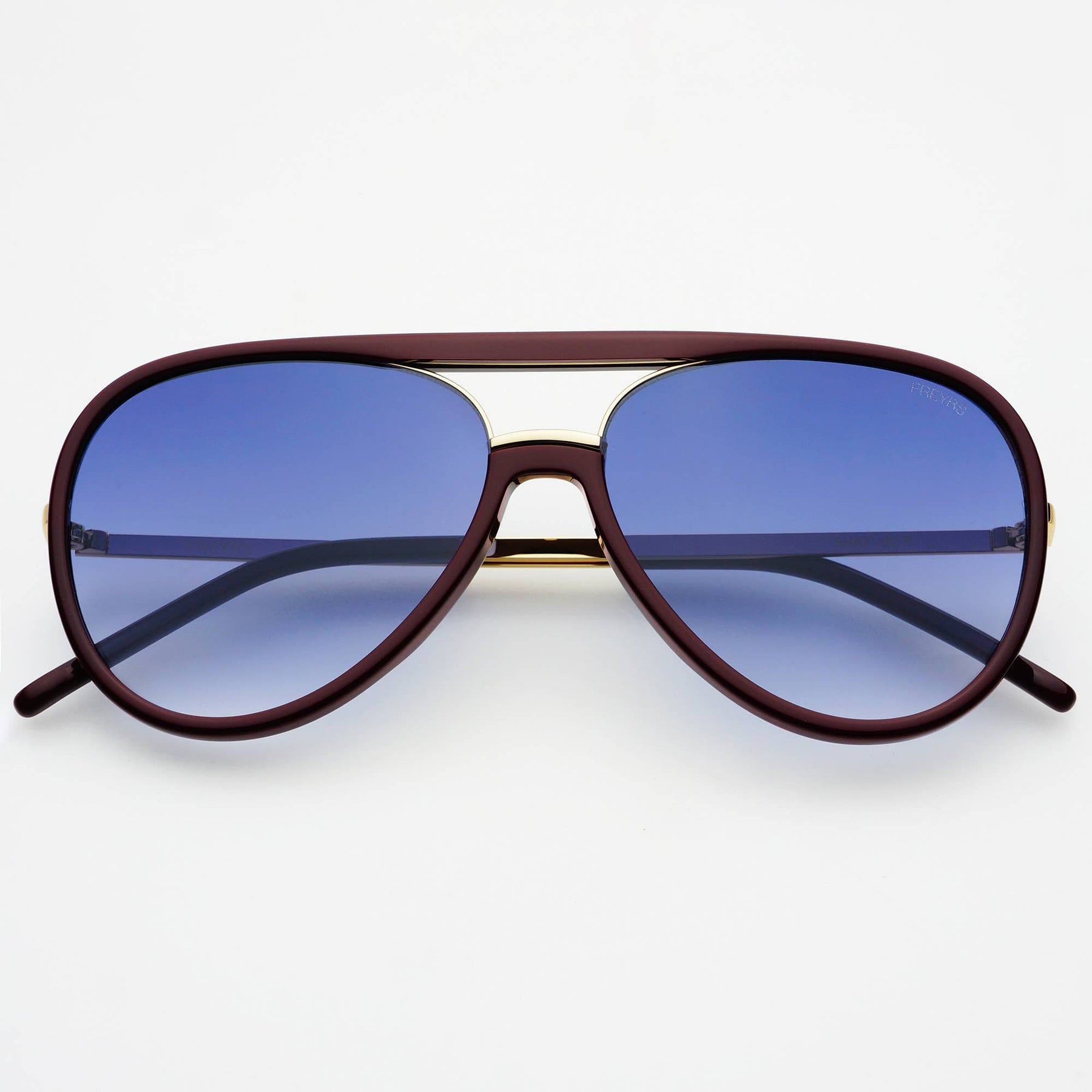 FREYRS Eyewear Aviator Sunglasses: Burgundy
