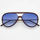 Aviator Sunglasses: Burgundy