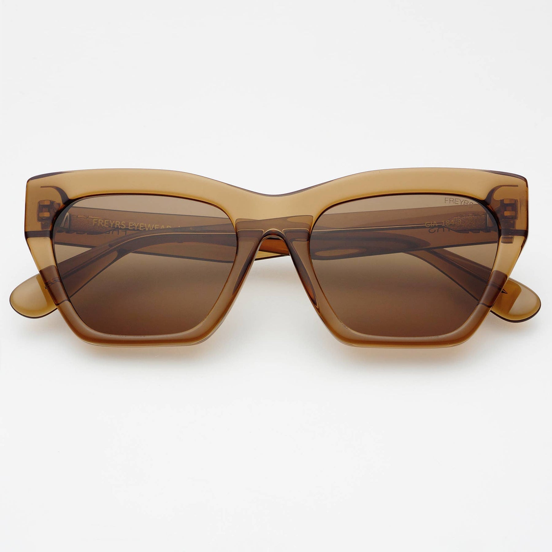FREYRS Eyewear Cat Eye Sunglasses: Brown