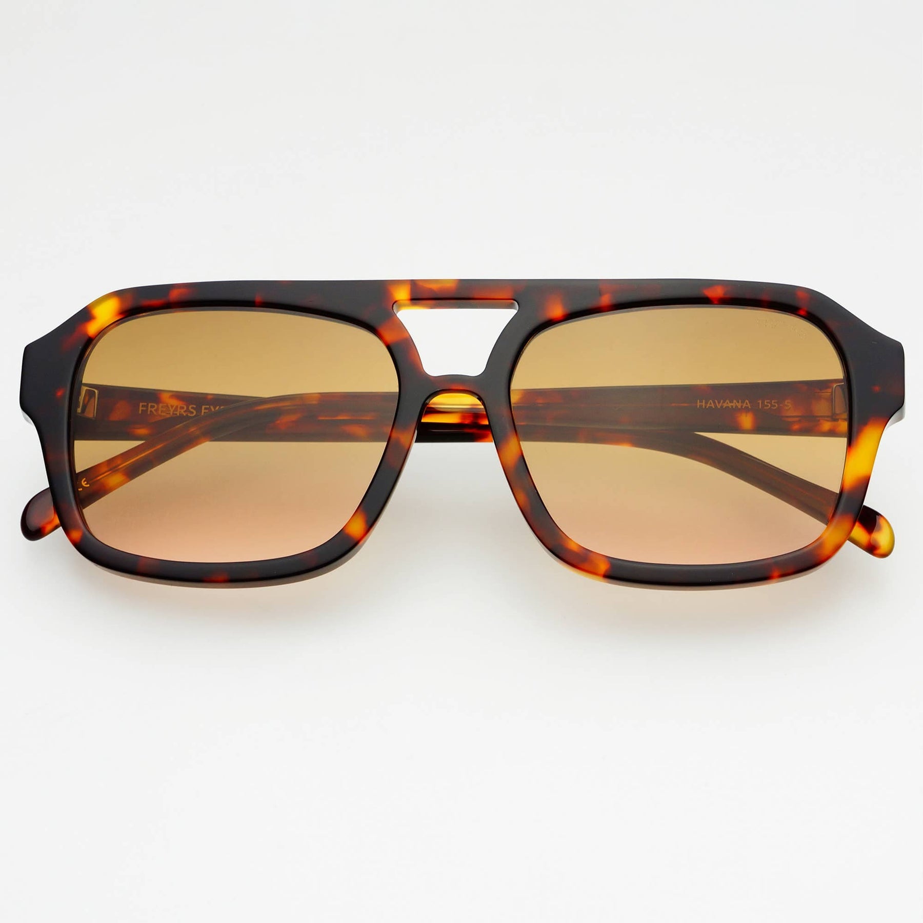 FREYRS Eyewear Havana Acetate Aviator Sunglasses : Tortoise / Brown