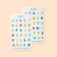 JCS x Sunshine Tienda Mini Alphabet Stickers