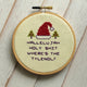 Christmas Vacay Ornament Cross Stitch Kit