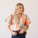 Apricot Colorful Stripe Gemma Top