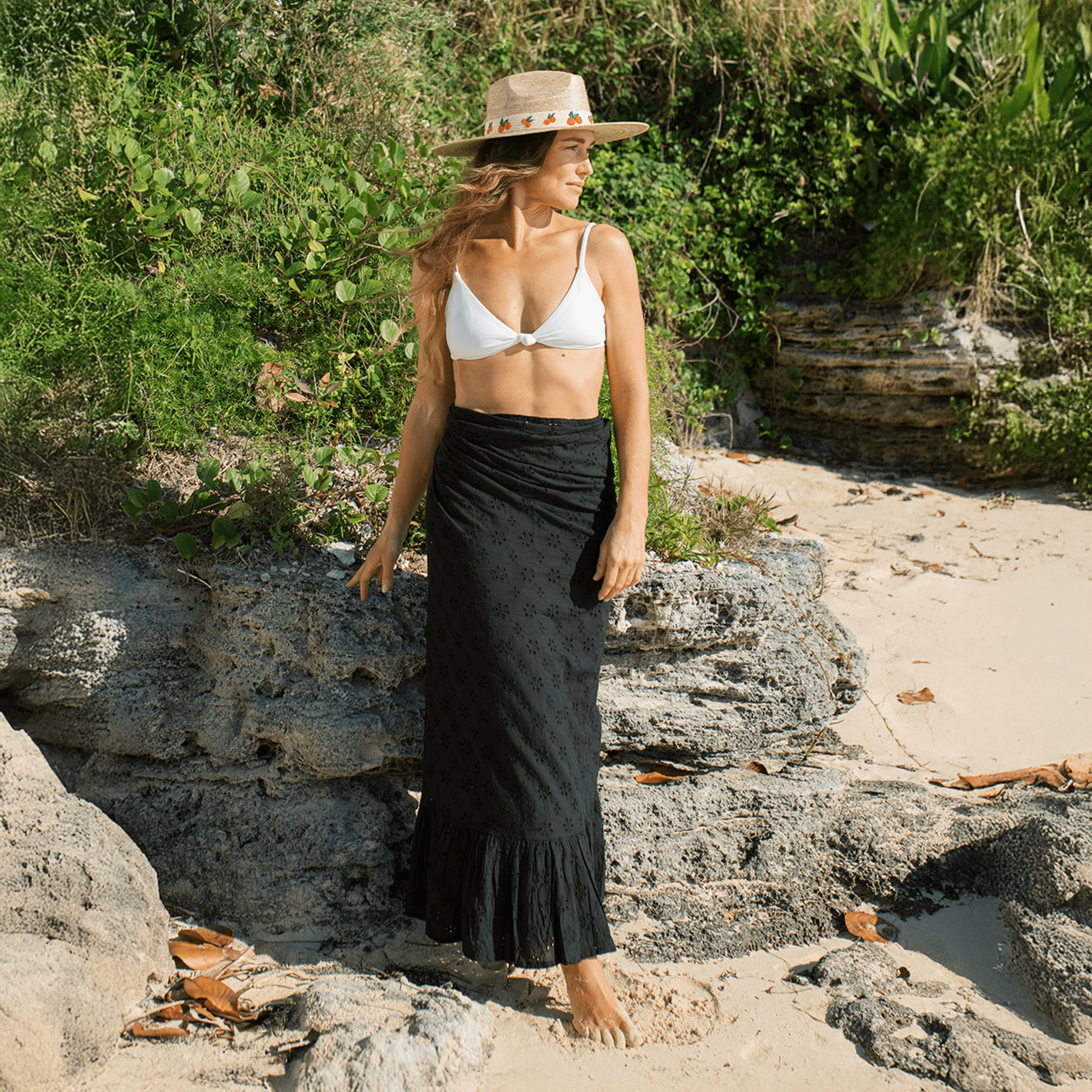 Eyelet Vienna Sarong