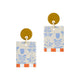 Bloom Block Earrings