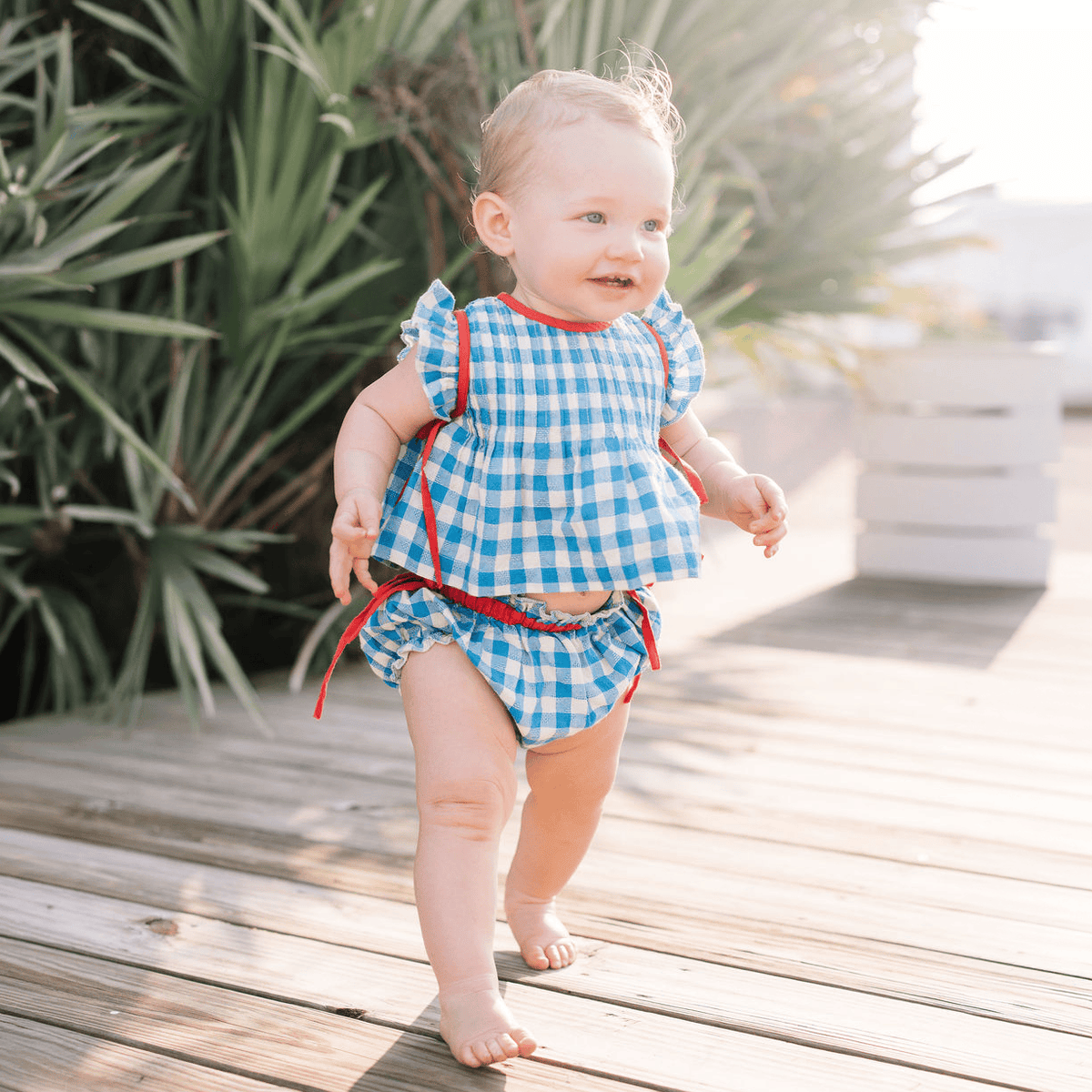 Bay Gingham s Dune Bloomer Set