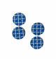 Blue Dot Double Dangles