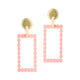 Blush Dot Dangles