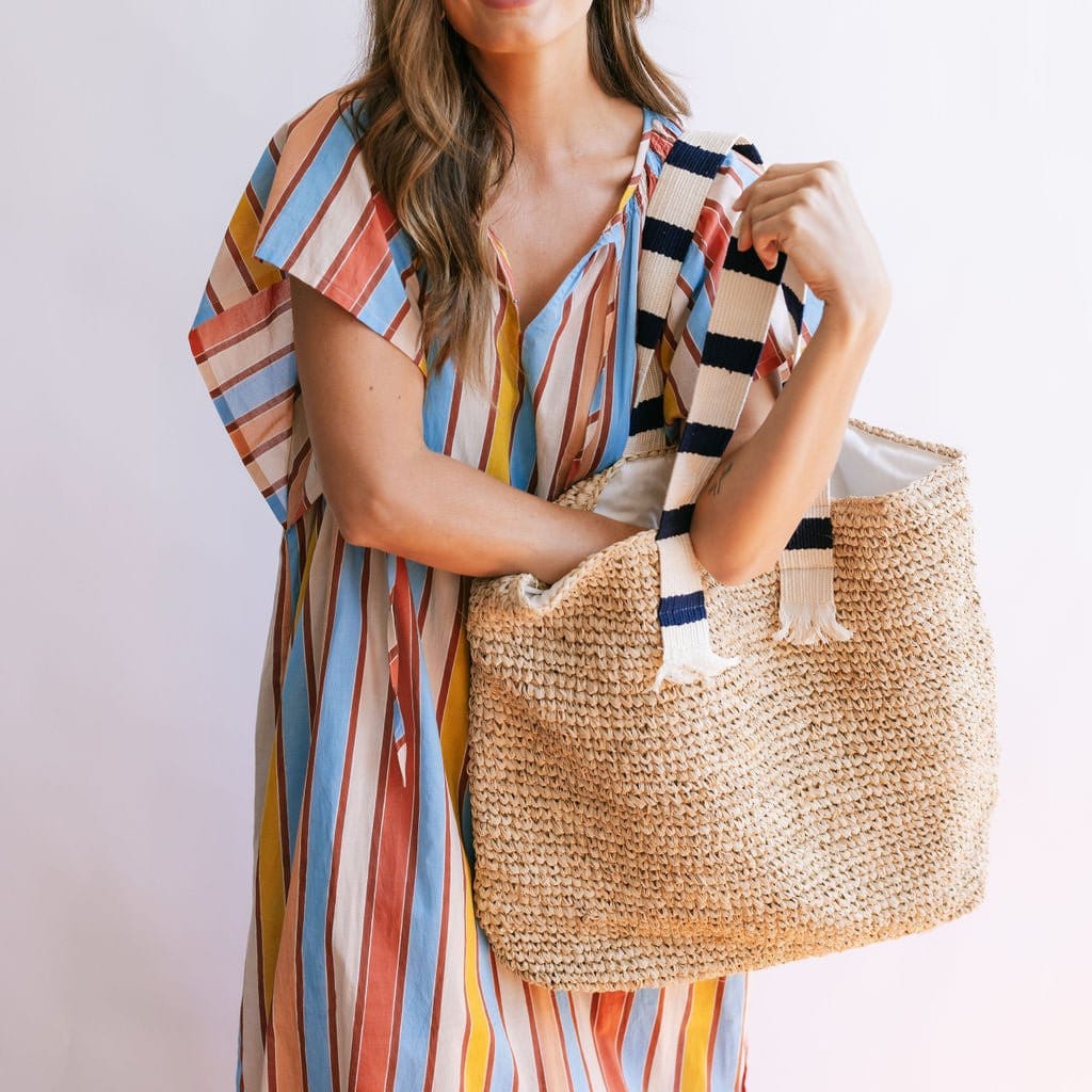 Brenda Large Raffia Tote – Sunshine Tienda®
