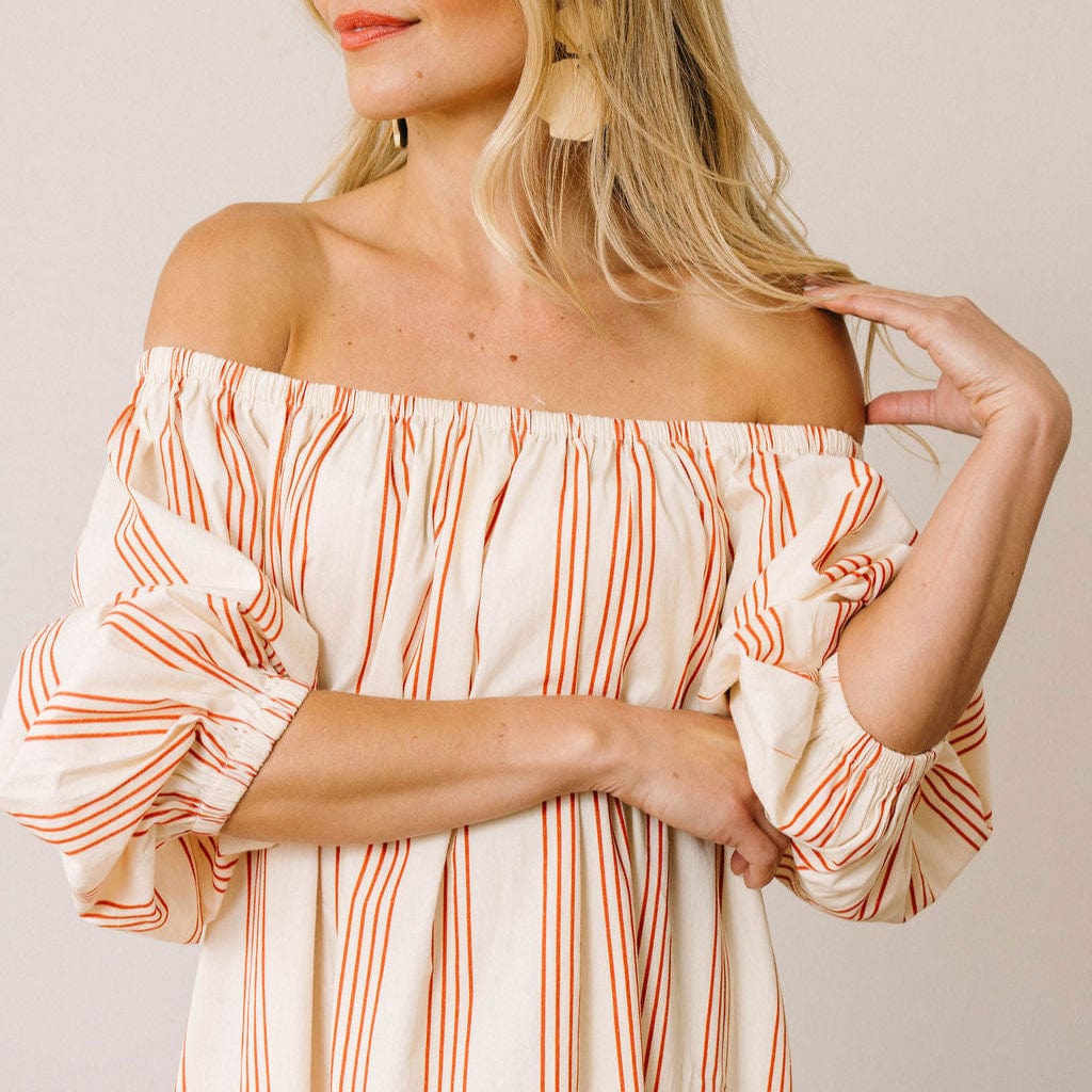 Cherry Pinstripe Ace Dress – Sunshine Tienda®