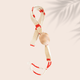 Cherry Pinstripe Removable Strap