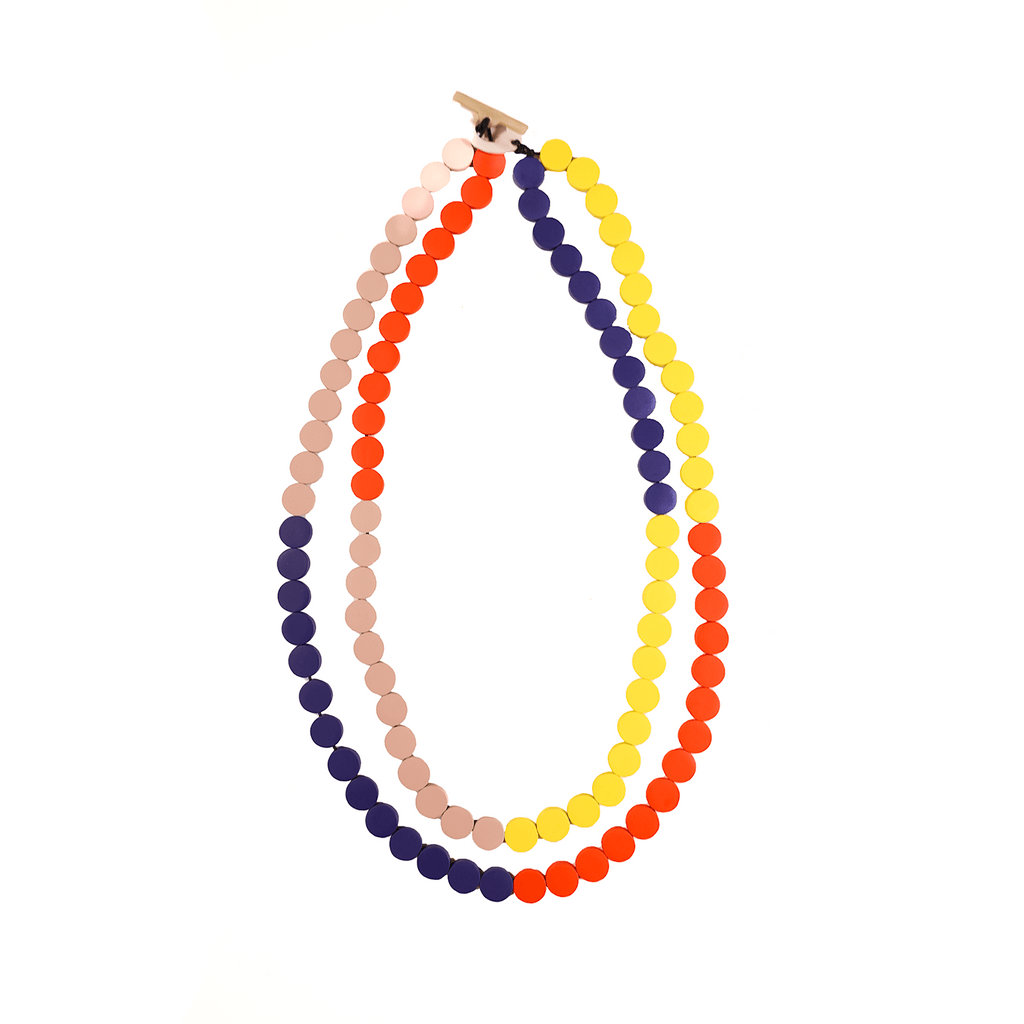 Sunshine Tienda® Colorblock Confetti Necklace