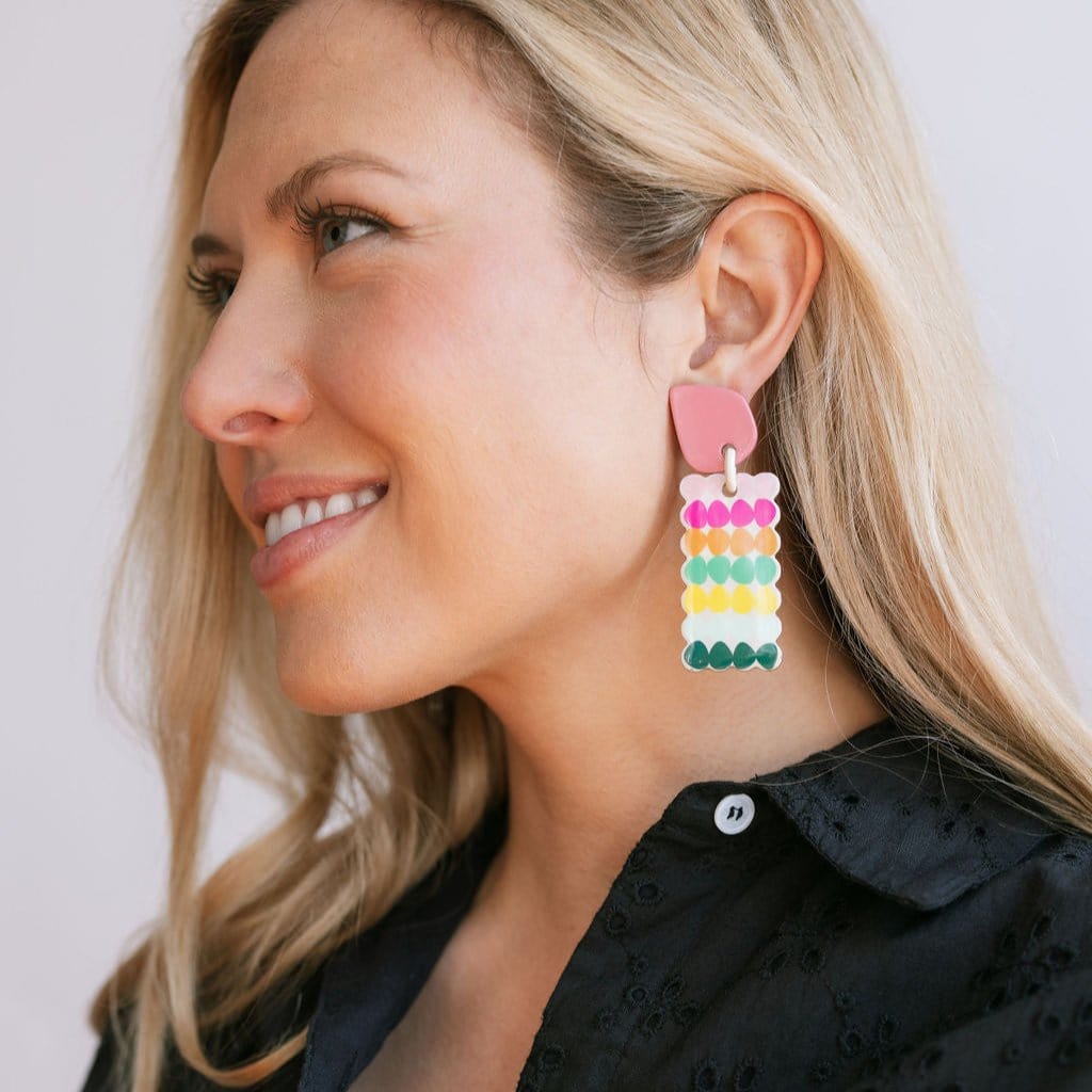 Sunshine Tienda® Colorful Atlantic Cabana Earrings