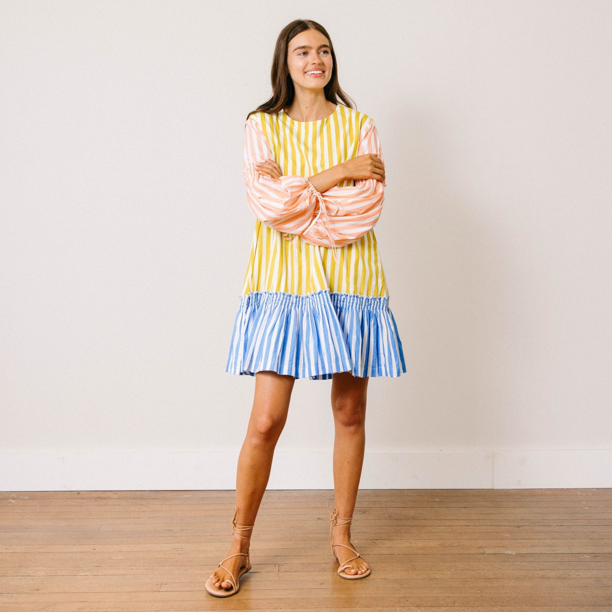 Sunshine Tienda® Colorful Daydreamer Khai Mini Dress