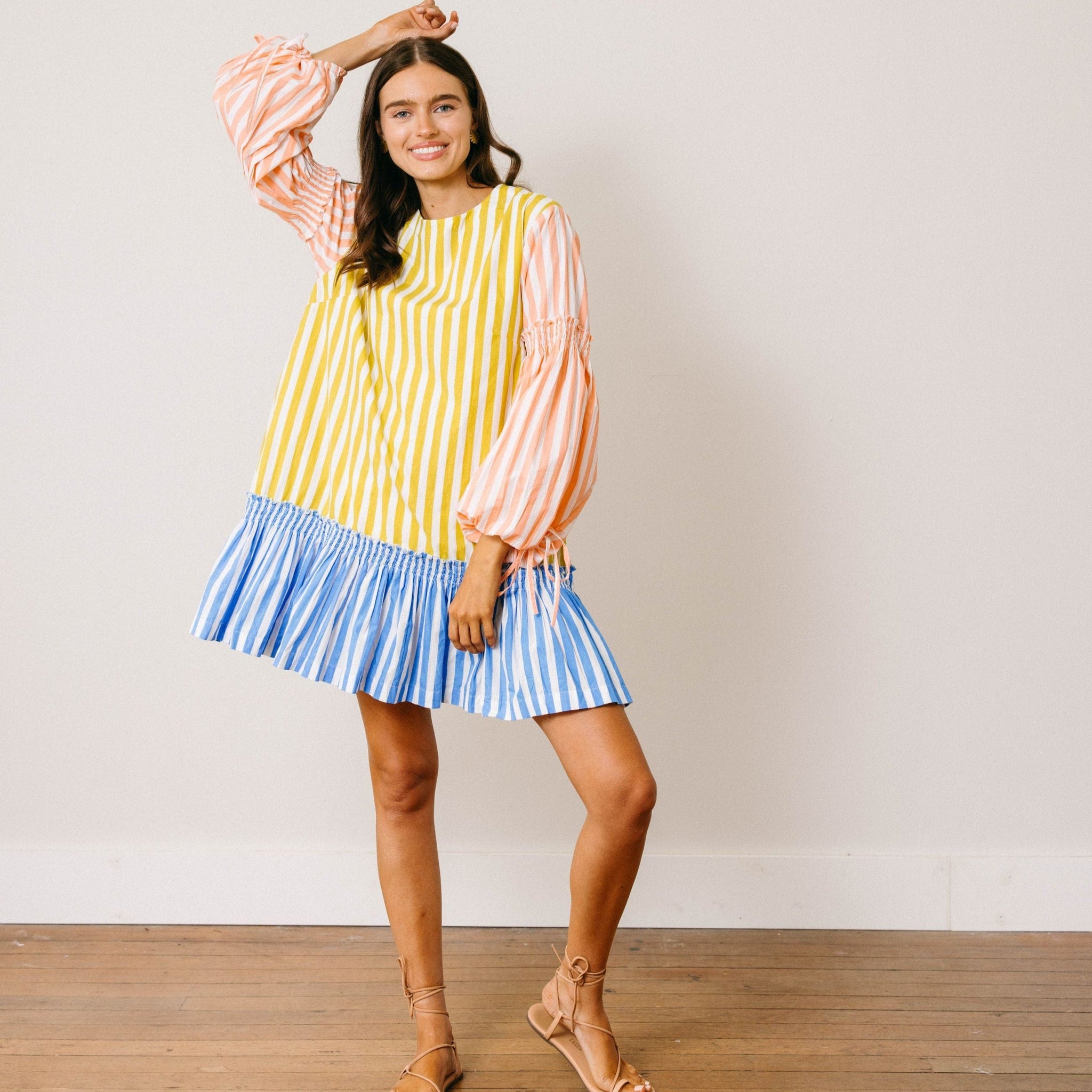 Sunshine Tienda® Colorful Daydreamer Khai Mini Dress