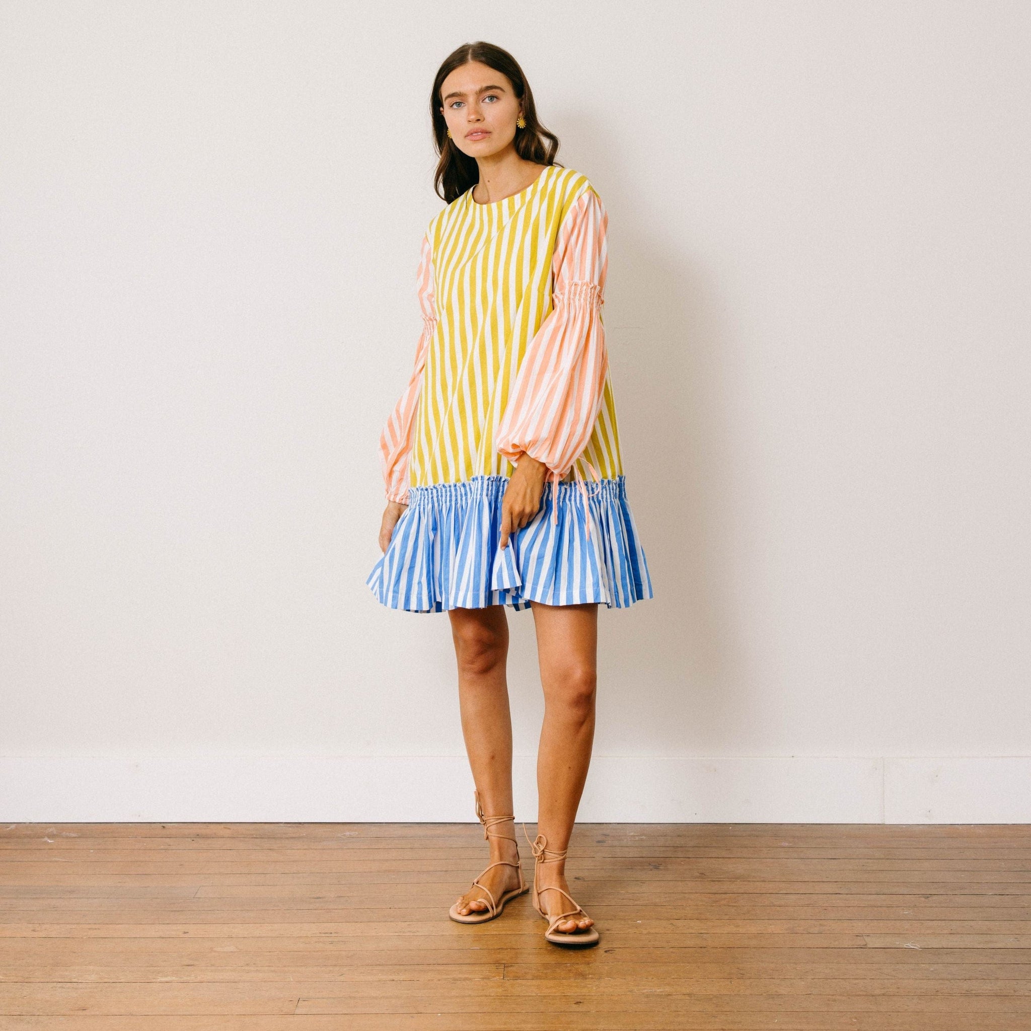 Sunshine Tienda® Colorful Daydreamer Khai Mini Dress