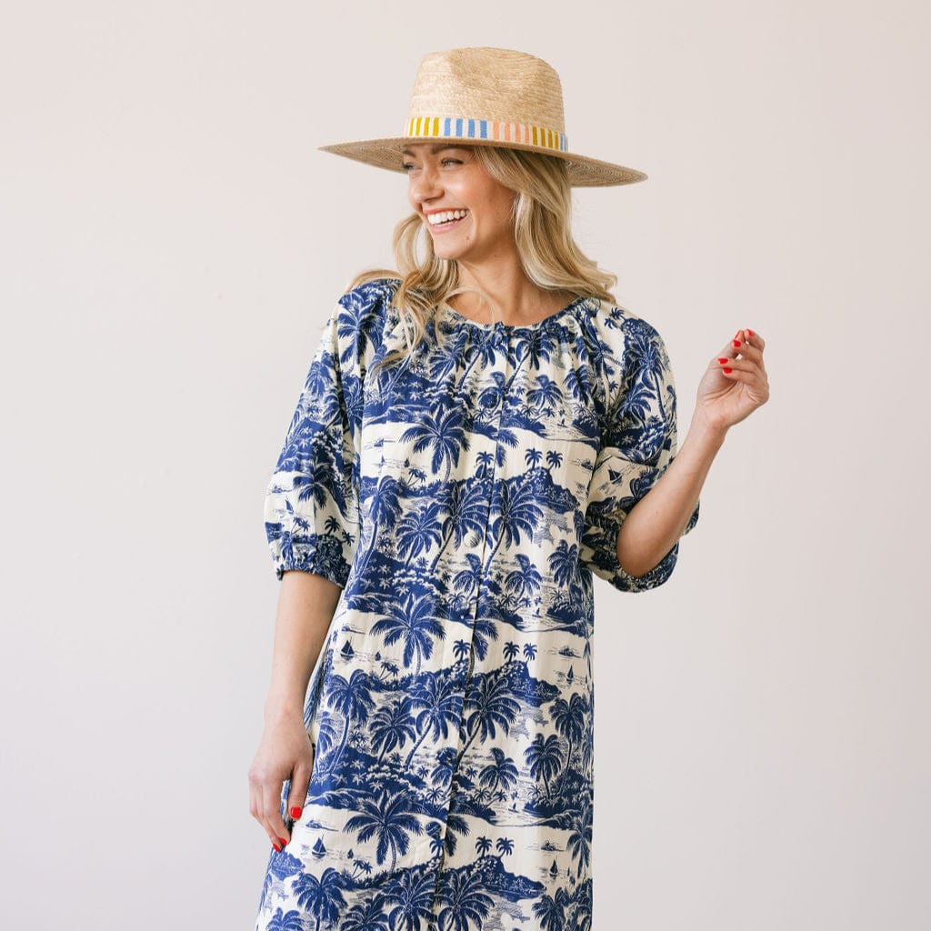 Sunshine Tienda® Colorful Daydreamer Palm Hat
